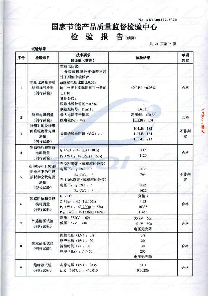 高低压试验报告-S11-1250兰陵兰陵兰陵油浸式变压器-2.jpg